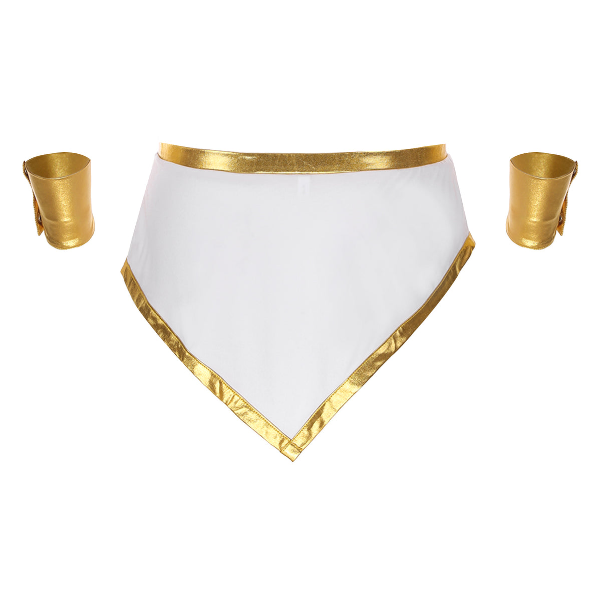 Men Roman Gladiator Costume Ancient Greek God Caesar Mini Skirt with Cuffs Halloween Theme Party Cosplay Outfits Fancy Dress Up