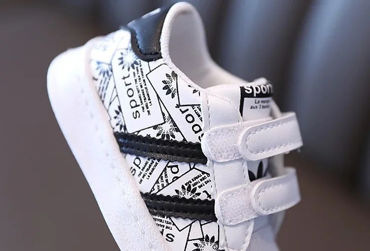 Kids Shoes for Baby Girls and Boys Anti-slip Soft Rubber Bottom Baby Sneaker Casual Flat Shoes Children Size 21-30