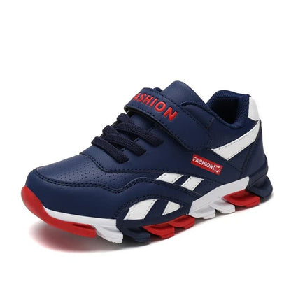 Childrens Running Shoes Trendy Luxury Design Casual Sneakers Mesh Breathable Sports Shoes Comfortable Tennis Shoes for Boys