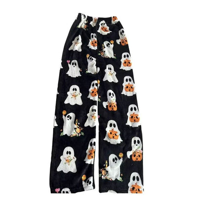 New Anime Stitch Pajama Pants Halloween Fashion  Pajama Trousers men's Home Pants Autumn Winter Loungewear Trouser