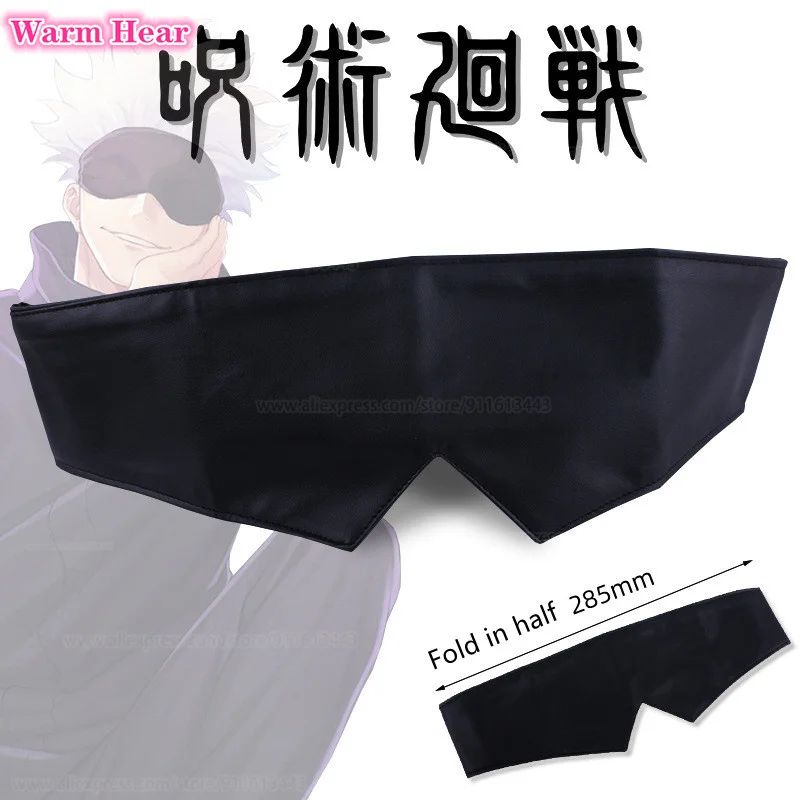 Gojo Satoru Synthetic Wig Anime COS Short Silver Purple Hair Eye Patch Cosplay Wig Heat Resistant Hair Halloween Wigs + Wig Cap