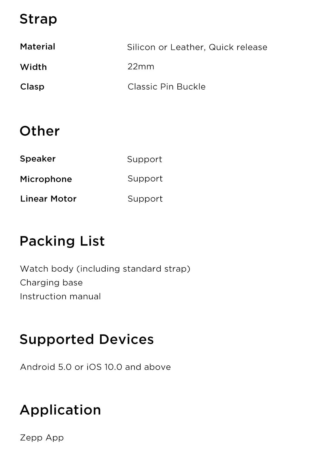 Amazfit GTR 2 Smartwatches Sem Novo Smartwatch Masculino À Prova D' Água 5ATM GPS 95% Novo De Exposição Esporte Relógio Masculino Recondicionado