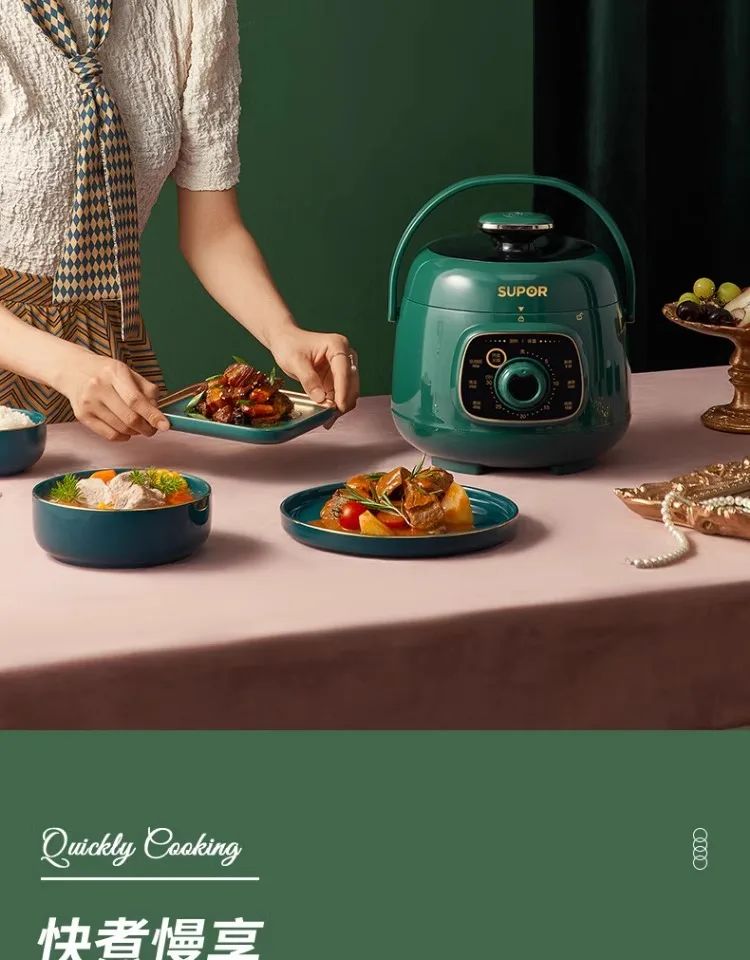 Mini Electric Pressure Cooker: New Model Small Rice Cooker for 1-2 People (3-Cup Capacity)