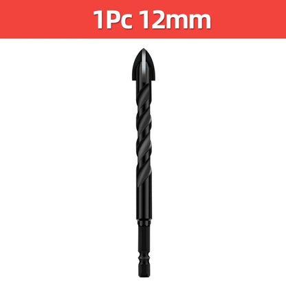 Cross Hex Tile Drill Bit For Glass Concrete Ceramic Tile Hole Opener Tunsten Carbide Hard Alloy Bits Set Tools 3 4 5 6 8 10 12mm
