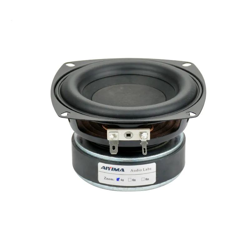 AIYIMA 1Pcs 4 Inch Subwoofer Speaker Unit HIFI 4/8 Ohm 100W Woofer Sound Speaker Home Theater Deep Bass Loudspeaeker