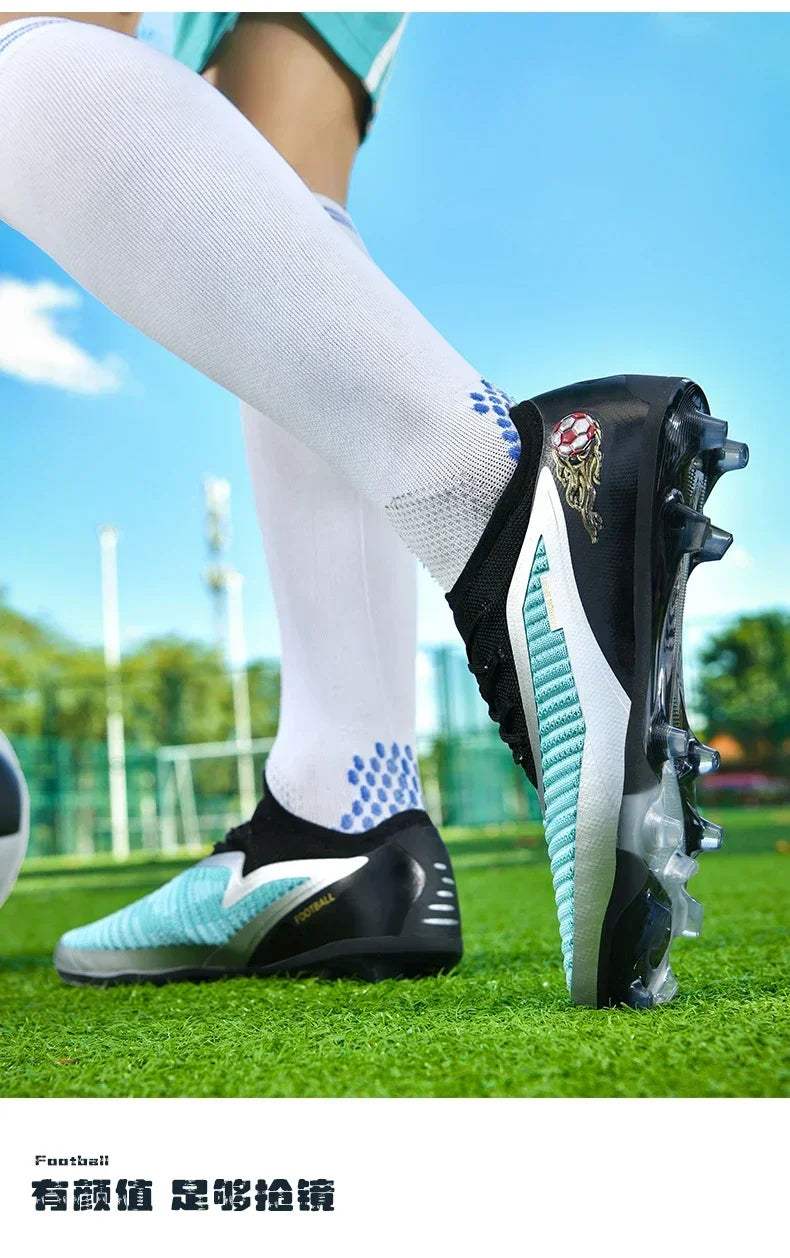 Men Soccer Shoes Original Fast Professional Unisex Cleats Low Cut Football Field Boot Non Slip Comfortable Outdoor Sneaker Match