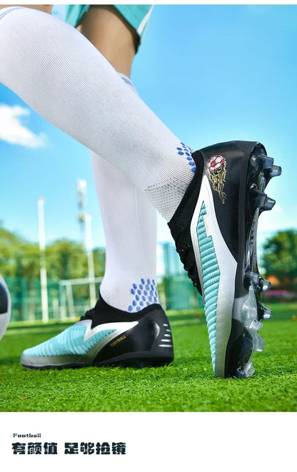Men Soccer Shoes Original Fast Professional Unisex Cleats Low Cut Football Field Boot Non Slip Comfortable Outdoor Sneaker Match