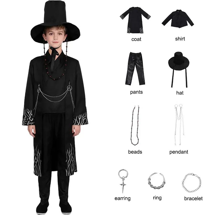 Cosplay Costumes for Kids Adults Boys Jinu Uniform Kimono Set Halloween Party Outfits