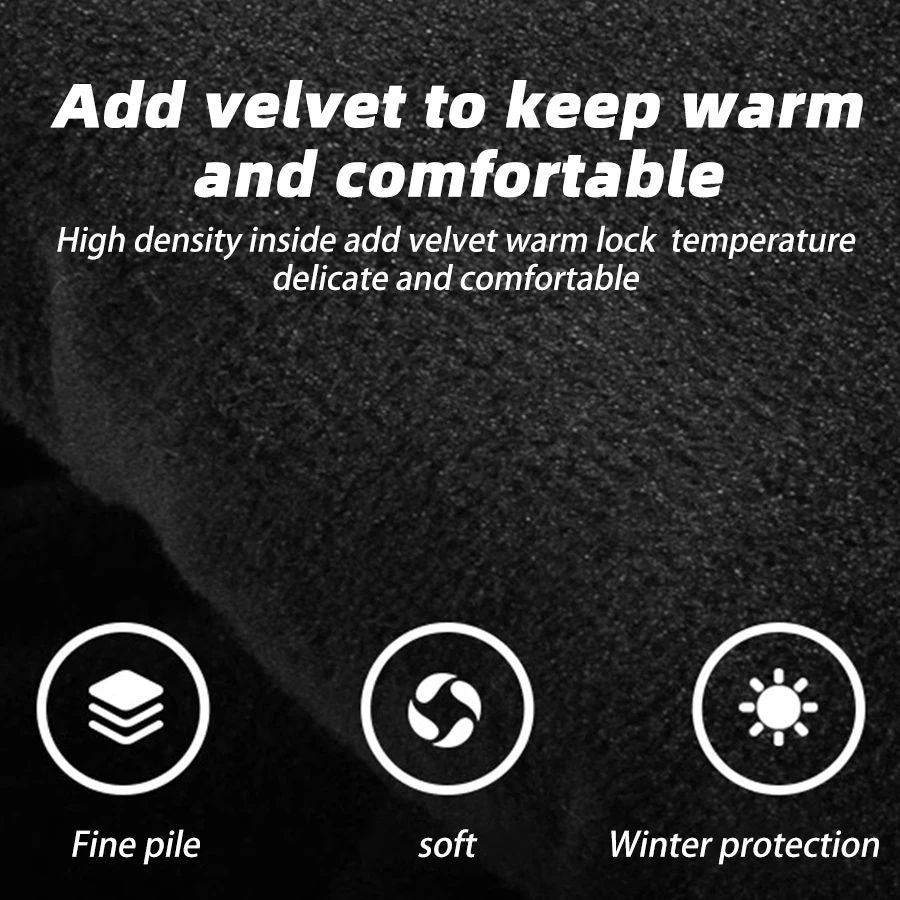 Luvas de Motocicleta de Inverno de Dedo Completo Antiderrapantes Resistentes ao Desgaste para Off-Road Luvas de Corrida de Motocicleta Quentes com Tela Sensível ao Toque Luvas de Ciclismo