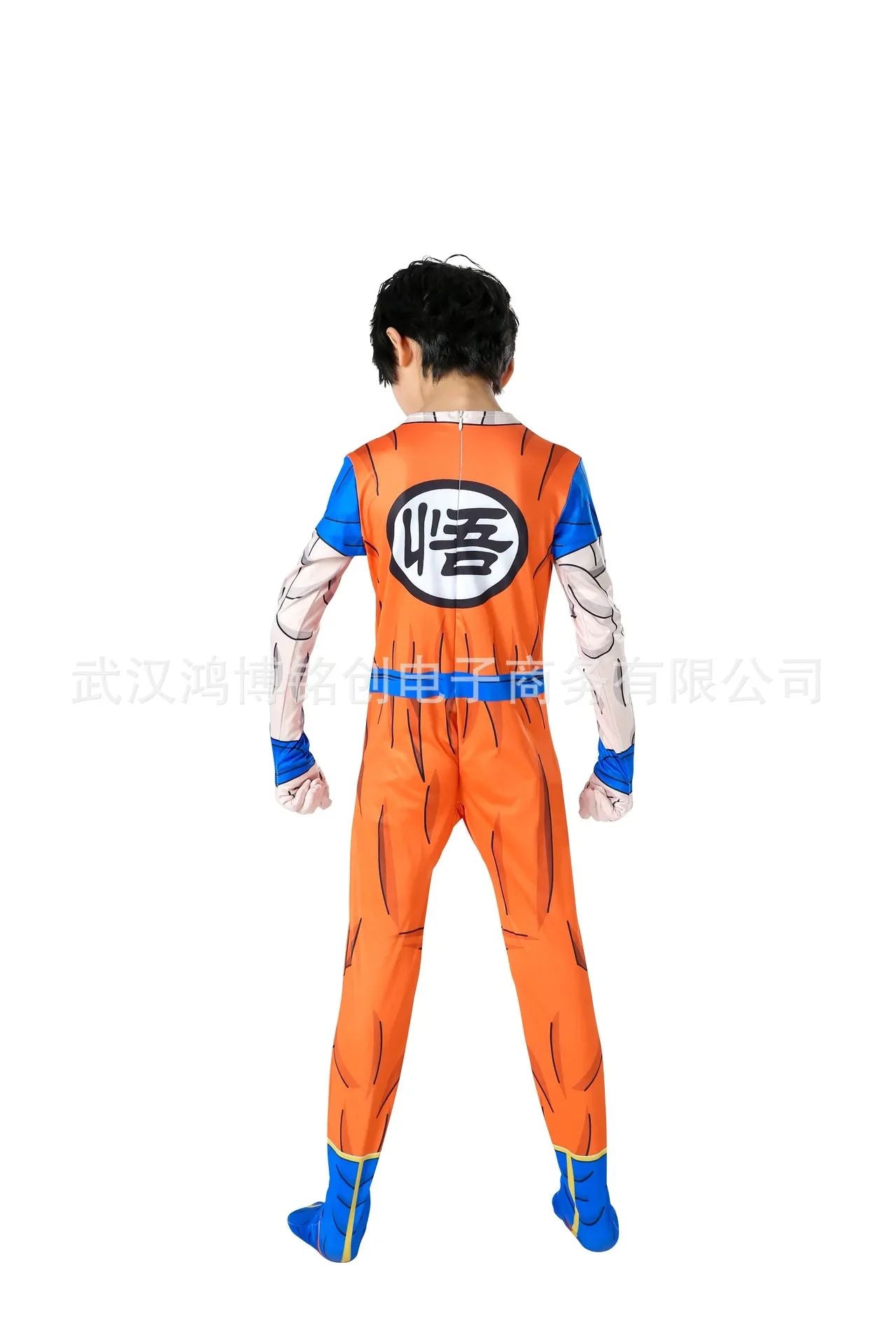 Kids Adult Suit Son Goku Majin Vegeta Cosplay Costume Anime Superhero Jumpsuit Black Hair Halloween Costume
