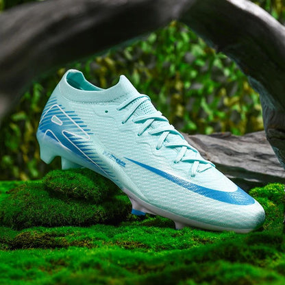 New Men Football Boots Ultralight Soccer Shoes Cleats Long Spikes Match Breathable Indoor Sneakers Training Drop Shipping