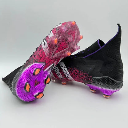 New Men Football Field Boots Professional Original Soccer Shoes Resistant Unisex Comfortable Ankle Cleats Football Shoes Outdoor