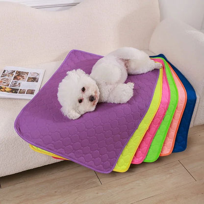 Tapete Higiênico Reutilizável Para Cães Almofada Lavável Para Cães Almofada De Treinamento À Prova D'água Tapete Absorvente De Urina Para Assento De Carro Chão Sofá