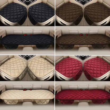 Capas De Assento Quentes Protetor De Almofada De Assento De Carro Capa De Assento De Pelúcia Outono Inverno Universal Para Sedã Hatchback SUV Tapetes De Assento