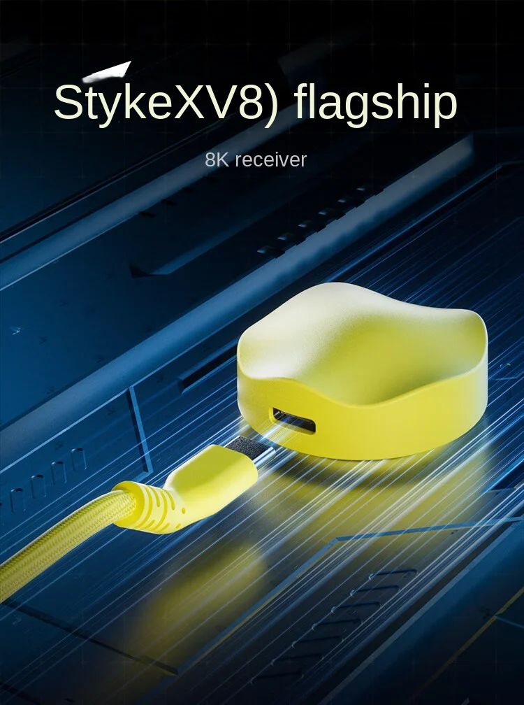 [EM ESTOQUE] SCYROX V8 8K Mouse Gamer Ergonômico com Fio e Sem Fio Ultraleve 36g PAW3950 E-Sports PC Gamer Acessório