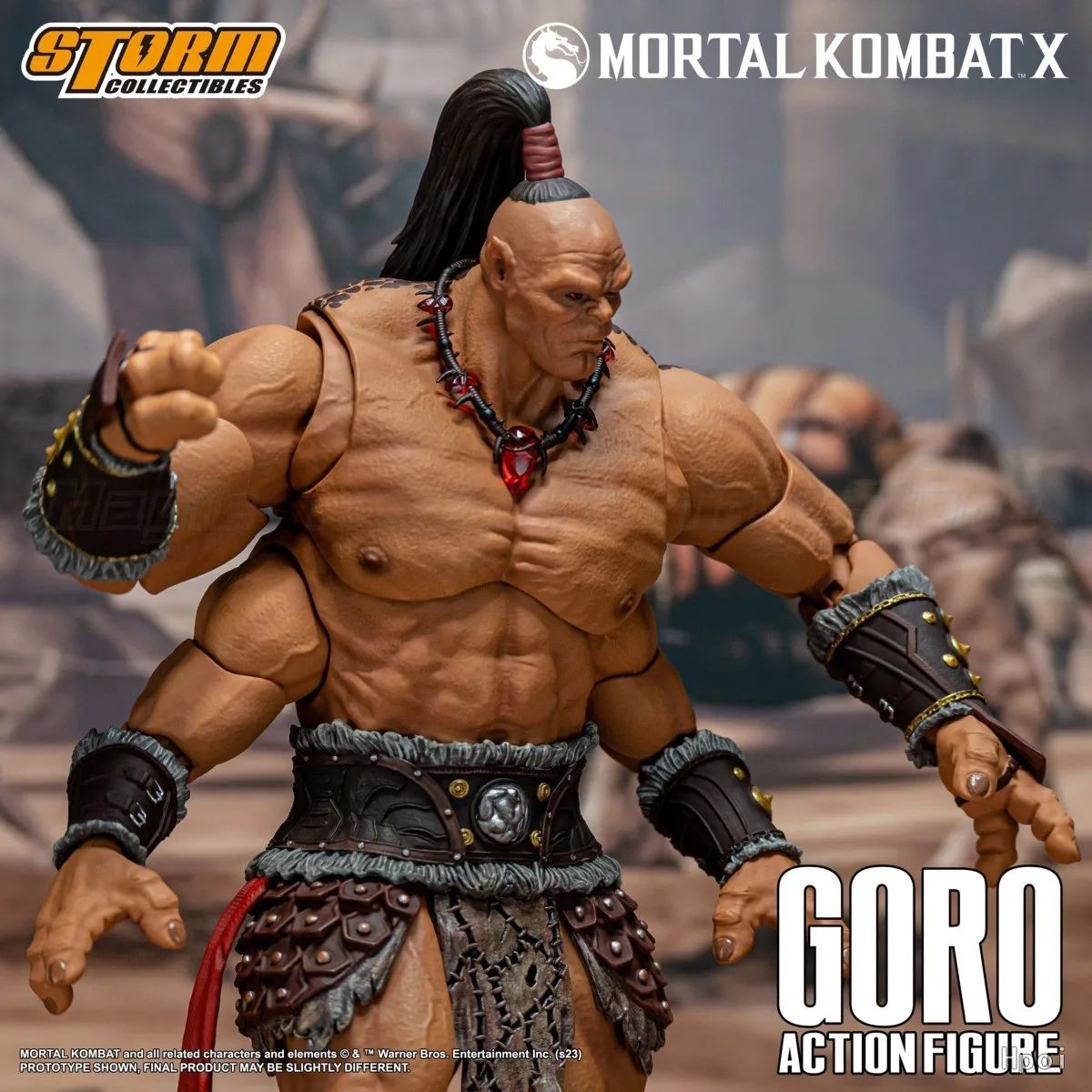 ?MT?Original Storm Collectibles Mortal Kombat GORO Action Figure Model Toys