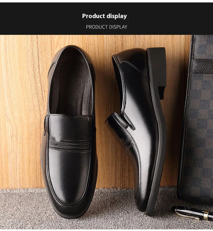 Mens 6CM Height Increase Dress Shoes Fashion Pointed Toe Business Casual Elevator Shoes Leather Oxfords Shoes Zapatos De Hombre