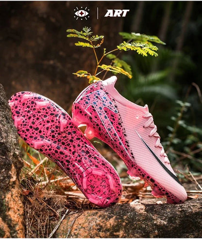 New Men Women Professional Football Boots Cleats Grass Training Match Sport Soccer Shoes FG/TF Ultra-light Non-slip Unisex