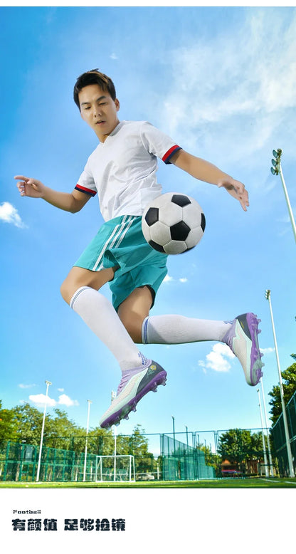 Men Soccer Shoes Original Fast Professional Unisex Cleats Low Cut Football Field Boot Non Slip Comfortable Outdoor Sneaker Match