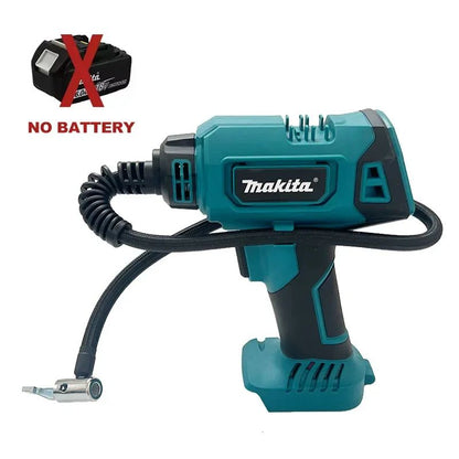 Bomba de Ar Elétrica Portátil sem Fio Makita 12V Compressor de Ar Portátil Recarregável para Carros para Bateria Makita 18V