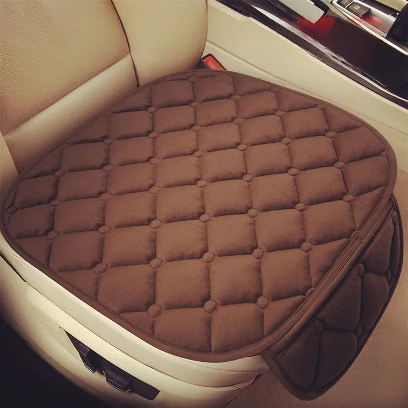 Capas De Assento Quentes Protetor De Almofada De Assento De Carro Capa De Assento De Pelúcia Outono Inverno Universal Para Sedã Hatchback SUV Tapetes De Assento