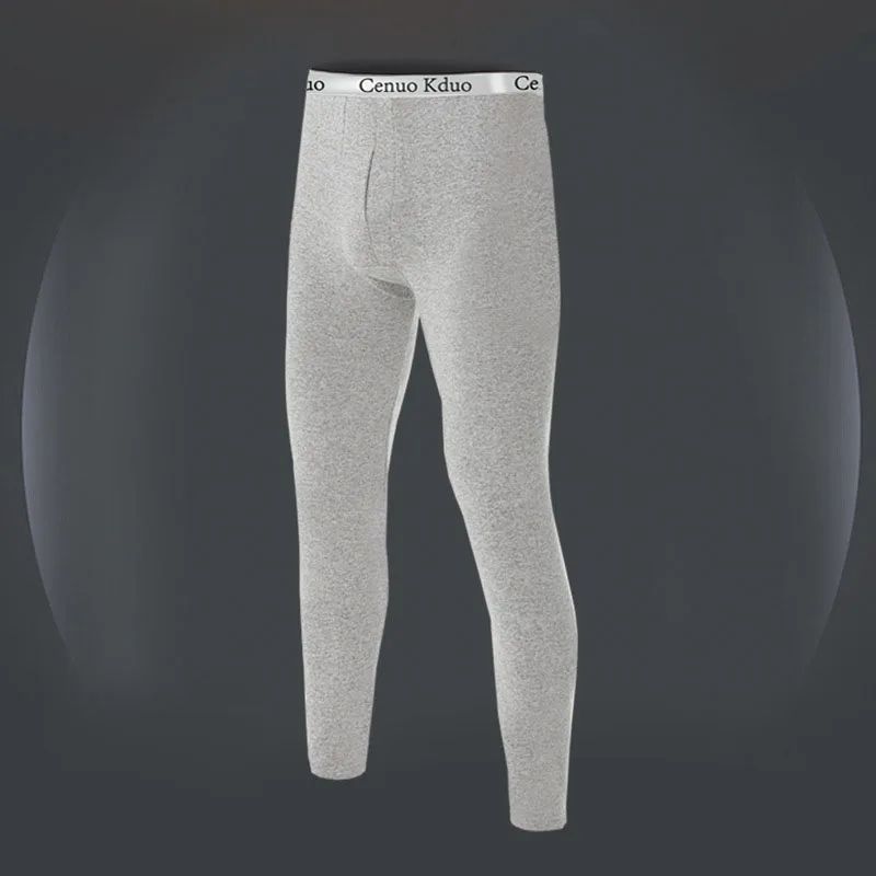 Calça Térmica Masculina 2025 Legging Justa Fina Forrada com Fleece Grossa Quente para Outono Inverno