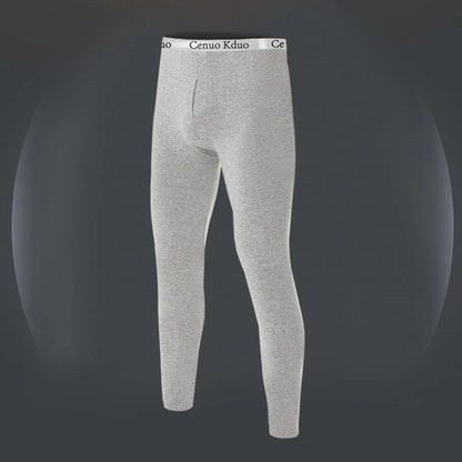 Calça Térmica Masculina 2025 Legging Justa Fina Forrada com Fleece Grossa Quente para Outono Inverno