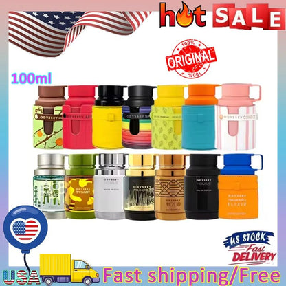 100ML Original Armaf Odyssey Series for Men Eau De Parfum Spray Perfume Árabe Colônias e Colônias Feromônio Perfume Maquiagem