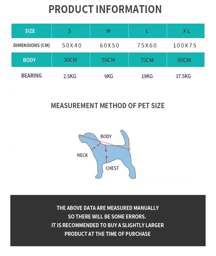 Cama para Animais de Estimação Lavável e Resistente à Mordida - Almofada de Pelúcia Removível Quente de Inverno para Cães Grandes e Gato Saco de Dormir para Pets