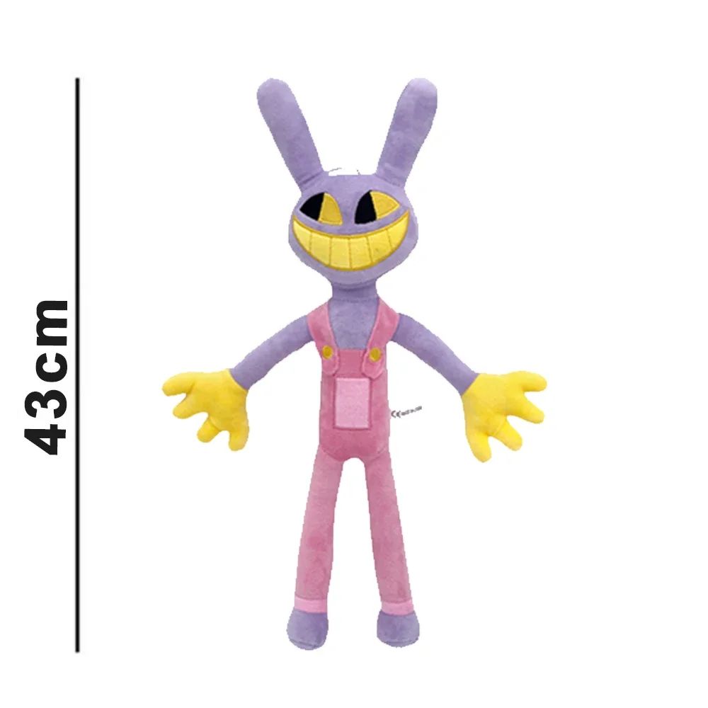 /New Styles The Amazing Digital Circus Pomni Jax Plush Toy Anime Cute Theater Rabbit Doll Cartoon Clown Christmas Kids Gifts