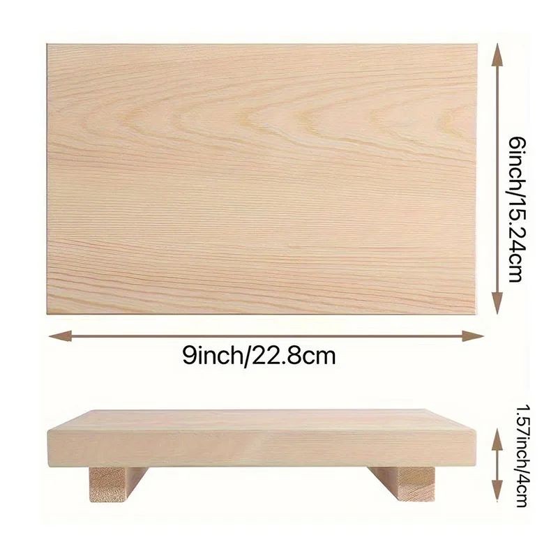 Bandeja de madeira com base para decoração de banheiro, bancada de madeira, porta-sabonete líquido, porta-velas perfumadas, porta-temperos de cozinha