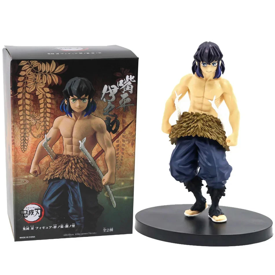 Anime Demon Slayer Kimetsu no Yaiba figura Kamado Tanjirou Boneco de Ação Agatsuma Zenitsu Nezuko Guerreiro PVC Modelo Brinquedos