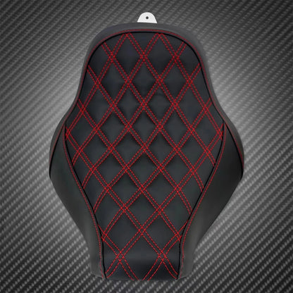 Motorcycle Driver Front Solo Seat With Rear LED Fender Light Mudguard Set For Harley Softail Breakout For Fat Boy FXDR 2018-2023