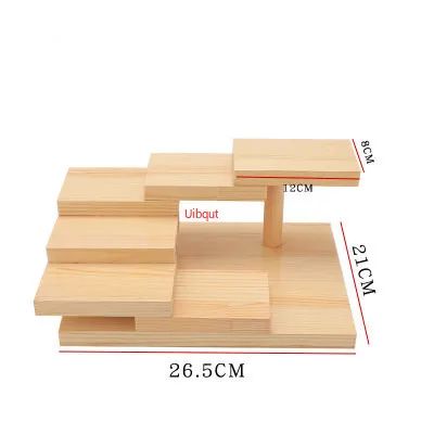 Ponte de Madeira Japonesa Barcos de Sushi Pinheiro Criativo Prato de Sushi Sashimi Bandeja Utensílios de Mesa para Sushi Decoração Ornamento