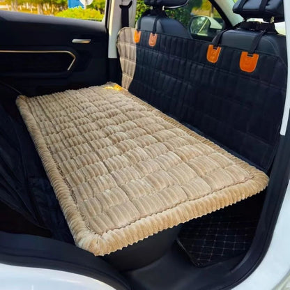 Nova Cama/Cobertor para Animais de Estimação de Encosto de Banco, Multiuso, Durável e de Alta Qualidade, Cama Grossa Xadrez Respirável para Cães, Capa de Assento de Carro para Cães Lavável