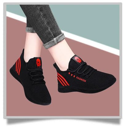 Women's Vulcanize Shoes 2025 Lightweight Sneakers Breathable Walking Sneakers Shoes Women for Gym Travel Working Sports Trainers