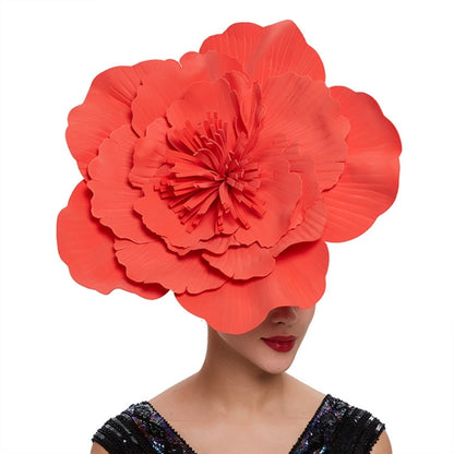 Chapéus Grandes De Flores Para Mulheres Chapéu Fascinator De Flores Tiara Grande De Flores Tiara Fascinator De Flores Adereço De Fantasia Para a Cabeça