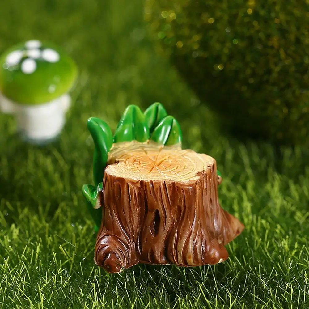 1SET Doll House Miniature Bench Stools White Chair Cute Fairy Garden Gnome Moss Terrarium Bonsai DIY Craft Home Decoration