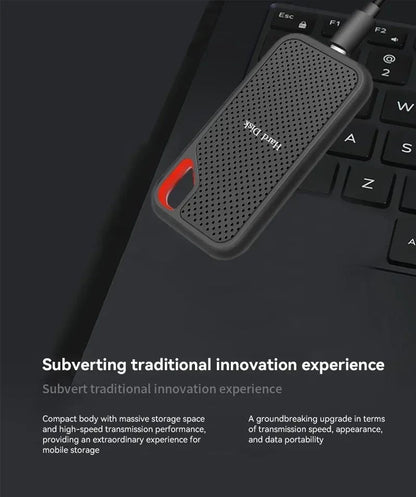 High-speed SSD 256TB External Hard Drive Portable 1TB Mobile Solid State Drive 2TB 4TB Mass External Hard Disk for Laptop/MAC/PC