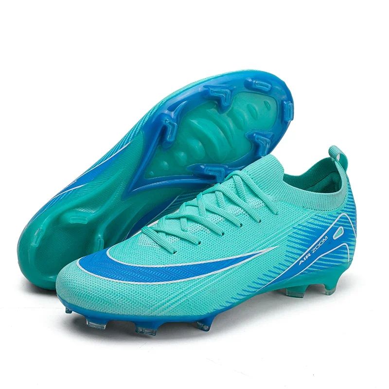 Men Training Football Boots Unisex Professional Soccer Shoes Trend Grass Cleats Outdoor Breathable Sport Ultra-light Non-slip