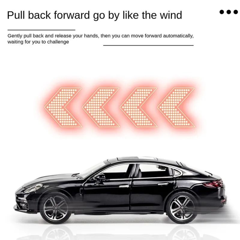1:32 Porsche Panamera Diecasts Toy Cars Miniature Scale Alloy Simulation Vehicles Car Model Children Birthday Gifts Collection