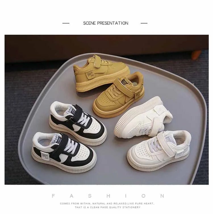 Children's 2023 New Design Sneakers Boys Fashion Sport Shoes Girls Casual Shoes Breathable Non-slip Student Shoes Kids Footwears