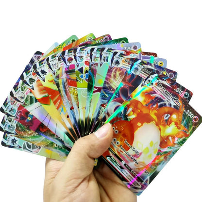 2025 Nova Versão Francesa Cartas Pokémon VMAX V EX GX MEGA Coleção Cartas Batalha Treinador Brinquedos de Natal Infantis Presente