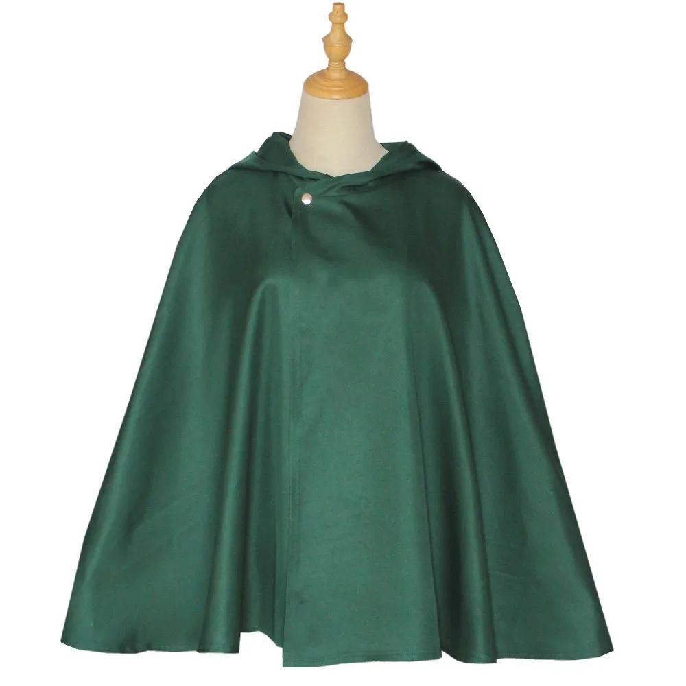 Men Women Attack on Titan Cloak Kids Cosplay shingeki no kyojin Cloak Shingeki No Kyojin Survey Corps Cloak Cape Green Shawl