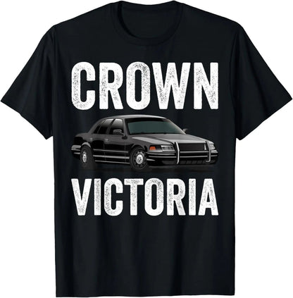 2025 new model Crown Victoria P71 Cop Car Tee T-Shirt Mens T-Shirt