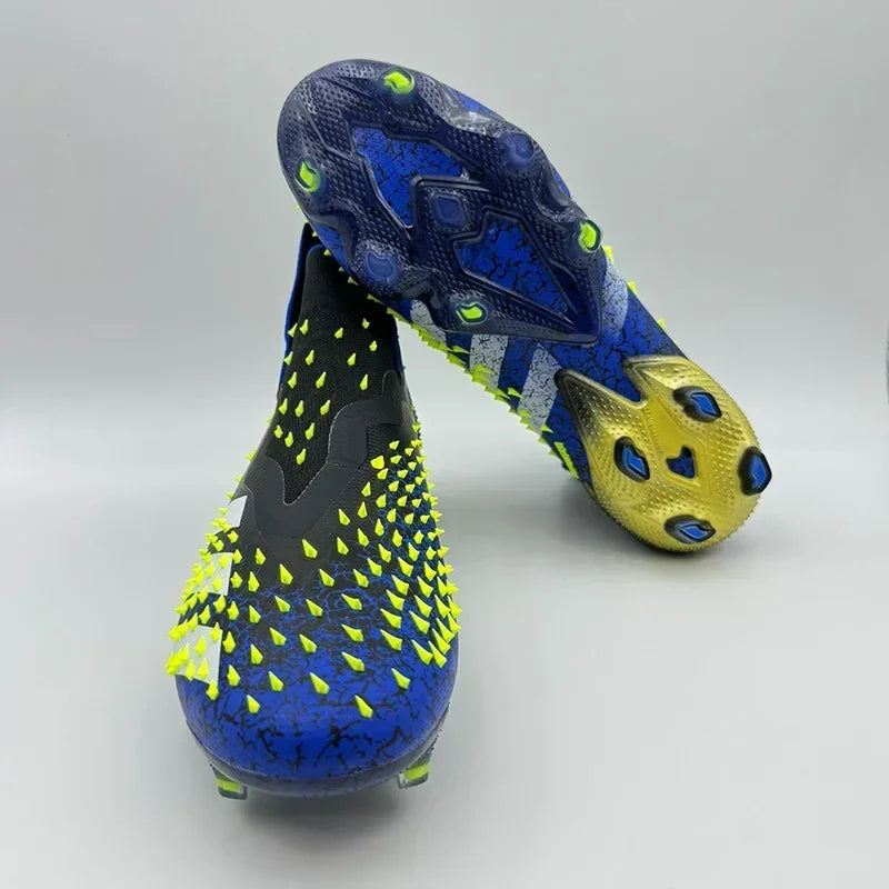 New Men Football Field Boots Professional Original Soccer Shoes Resistant Unisex Comfortable Ankle Cleats Football Shoes Outdoor