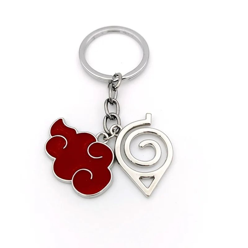 Anime Naruto Chaveiro Brinquedo Kunai Shuriken Konoha Ninja Carro Mochila Xiao Organização Nuvem Vermelha Chaveiro Acessórios Presente