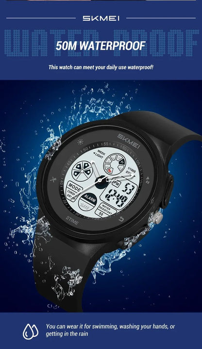 SKMEI 2346 Wristwatches Clock Horloges Mannen Fashion Digital Electronic Watch Casual Sports Watches For Men Women Waterproof