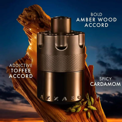 Azzaro Wanted Series 100ml Eau De Parfum Spray Perfumes de Luxo Originais Franceses Colônia Masculina Perfume com Feromônios Atrai Mulheres