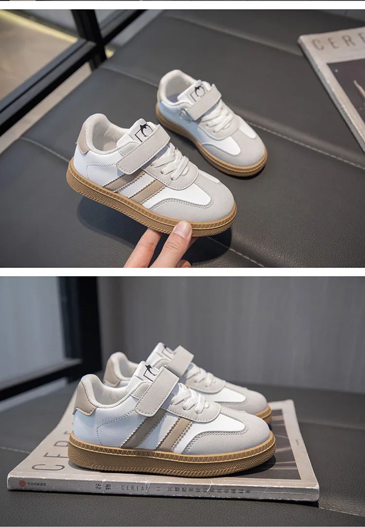 Lightweight Kids Skate Shoes 2025 New Spring Boys Non-slip Sports Footwear Breathable Training Running Fashion Sneakers